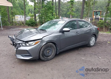 2020 Nissan Sentra S Xtronic Cvt из США, поврежденный, VIN 3N1AB8BV3LY291838